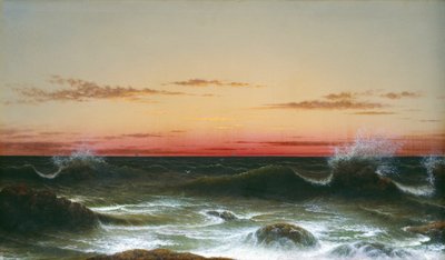 Paisaje Marino: Atardecer, 1861 de Martin Johnson Heade